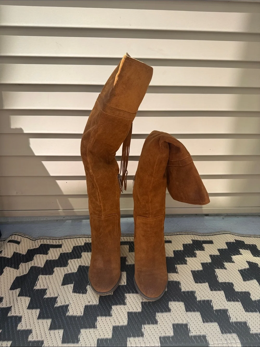 Franco Sarto Elnora Tall Suede Heeled Boots
